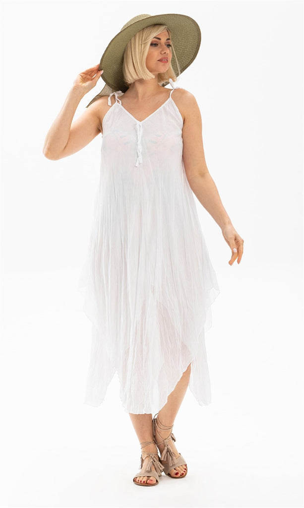 Aquatolia Woman Dress, Afrodit beach dress - White / Standart